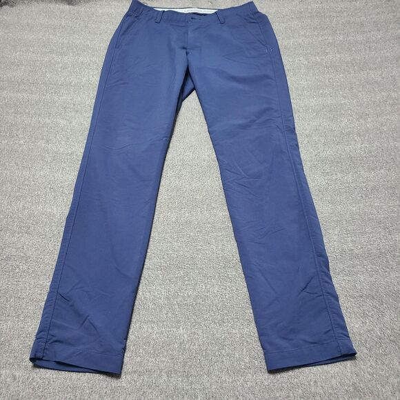 Under Armour Pants Mens 32x34 Golf Straight Leg Stretch Performance Lightweight - Picture 1 of 9
